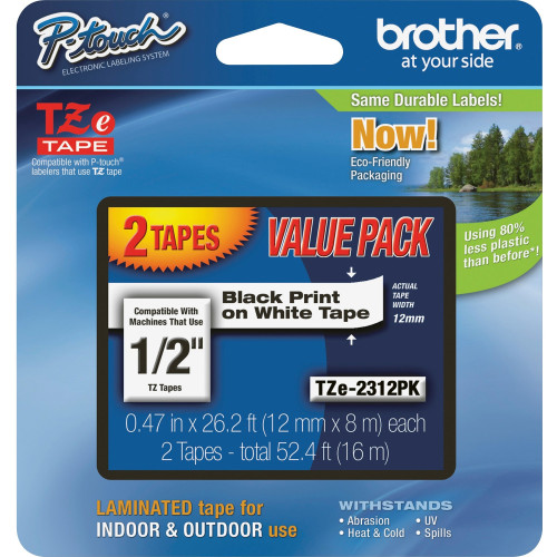 Brother TZE2312PK Labeling Tape
