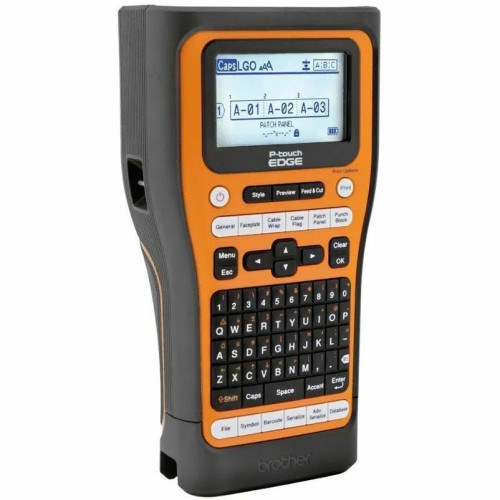 Brother P-touch EDGE Industrial Portable Barcode Printer